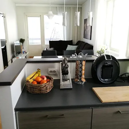 Stylish 1br Private Parking Sauna 公寓 库奥皮奥