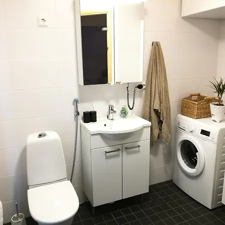 Stylish 1br Private Parking Sauna Apartmán