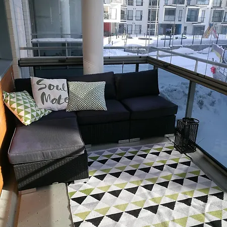 公寓 Stylish 1br Private Parking Sauna