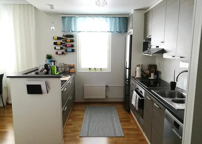 Stylish 1br Private Parking Sauna Kuopio